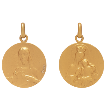 Medalla Escapulario 20mms oro