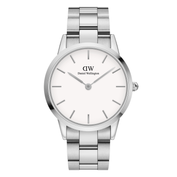Orol DW 40mm Iconic Link Steel White