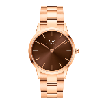 DW Iconic  Amber Rose Gold 36mm